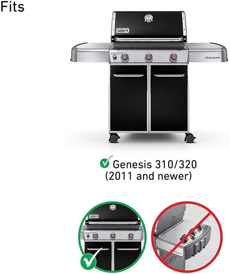 7628 Grill Igniter Kit for Weber Genesis 310, Genesis 320 Gas Grills with Front Mounted Control (2011 - 2016), Electronic Igniter Kit for Weber Genesis 300 Series