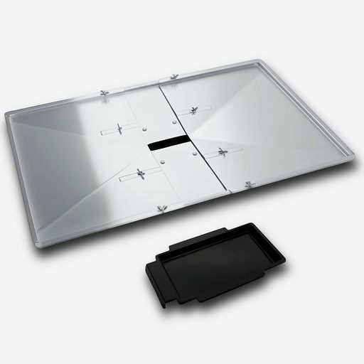 Buy universal grease tray for gas grills, adjustable in size