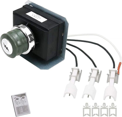 7628 Grill Igniter Kit for Weber Genesis 310, Genesis 320 Gas Grills with Front Mounted Control (2011 - 2016), Electronic Igniter Kit for Weber Genesis 300 Series