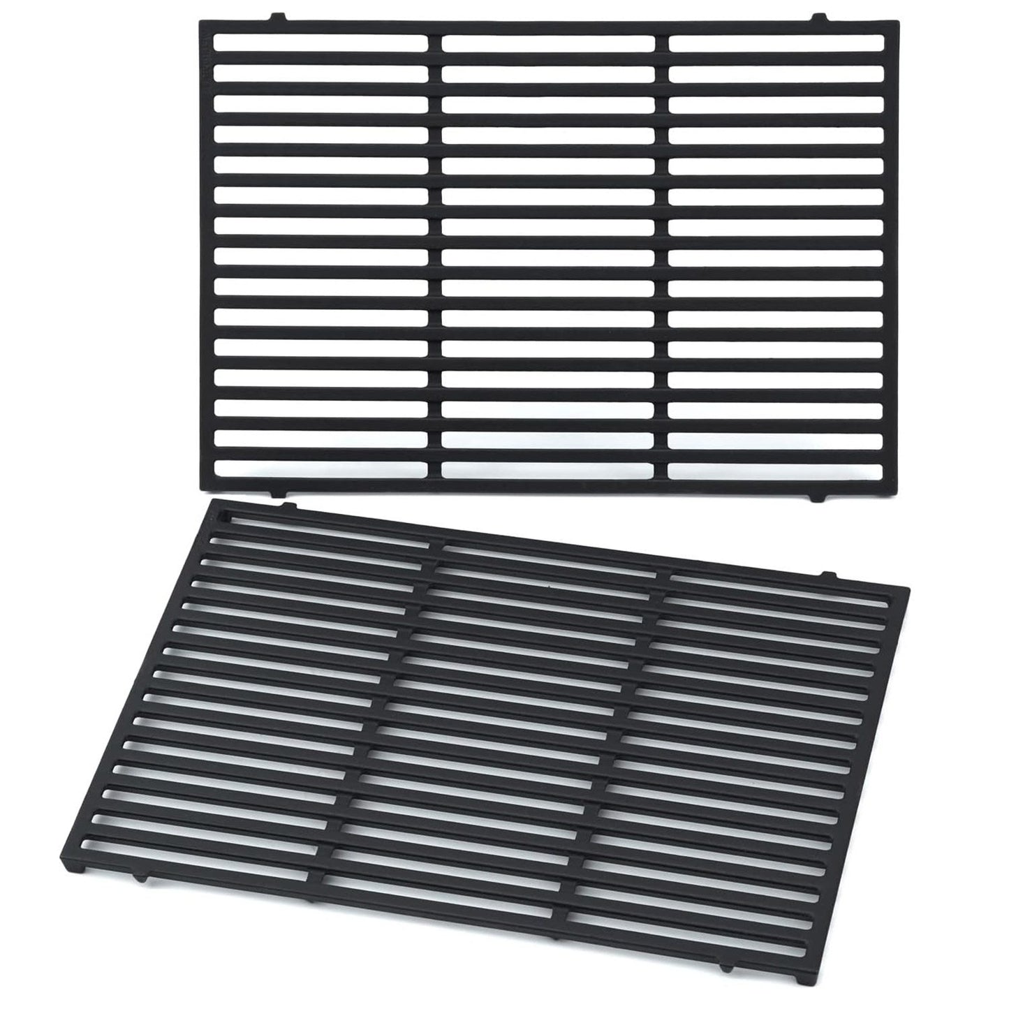 Replacement grill grates for Weber Genesis II E-310, E-325, E-330, and E-340 gas grills – heavy-duty cast iron grill grates with porcelain coating for even heat and professional grill marks.
