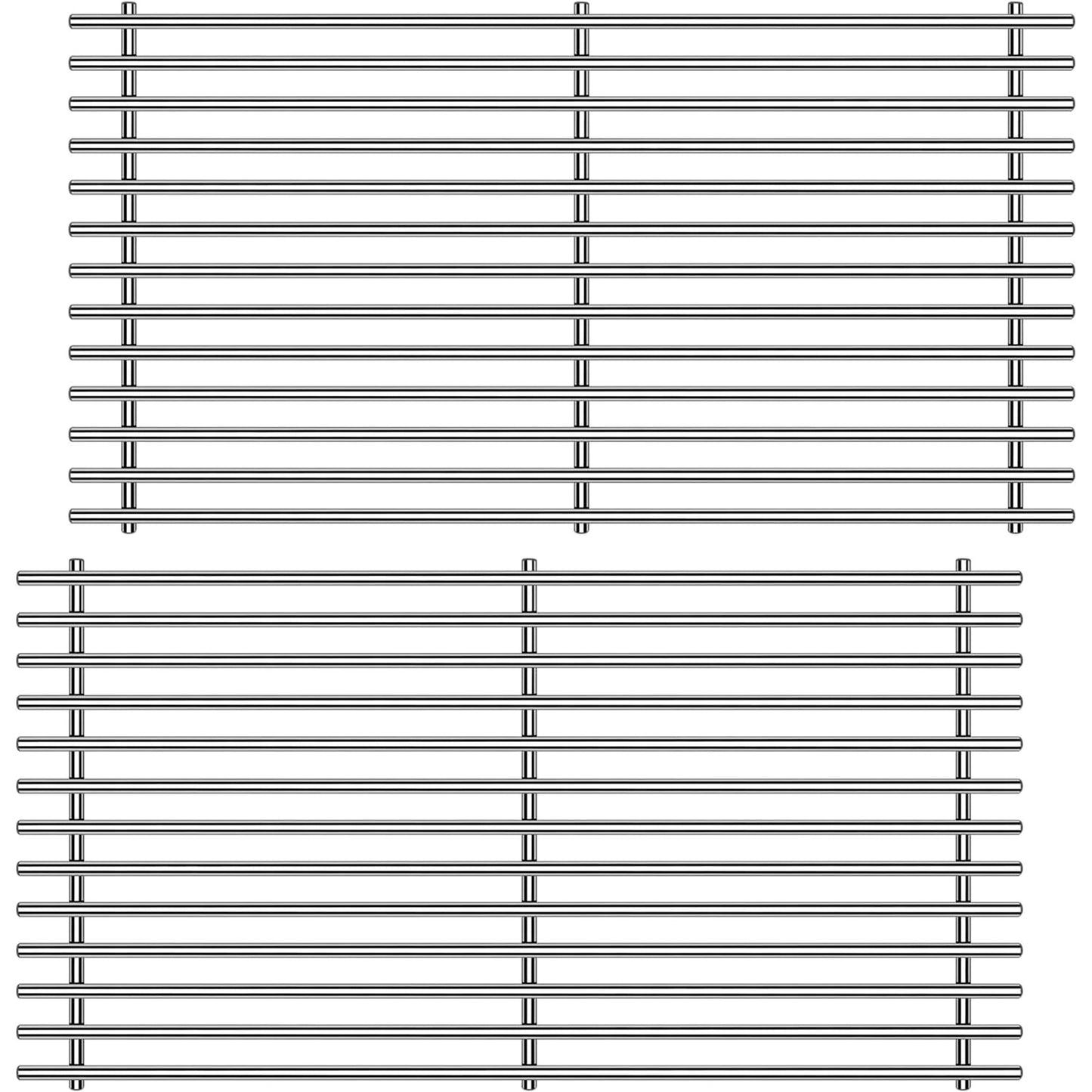 66801 / 66094 Grilliritilät Weber Genesis II 200 & Genesis II LX 200 -sarjan grilleihin E-210, LX S-240 & LX E-240 kaasugrillit (2017 ja uudemmat), Weber grillin varaosat, ruostumaton teräs