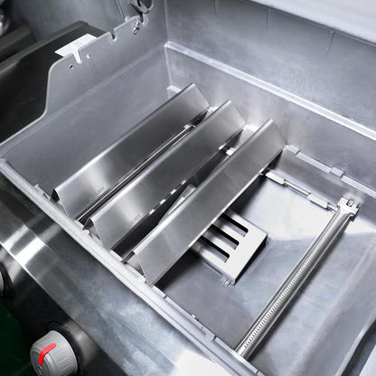 7636 Flavorizer Bars (Stainless Steel) & 69787 Burners Replacement Set for Weber Spirit 300 /II 300 GS4 Grills (E-310, E-320, E-330, S-310, S-320, S-330) (Front Control)
