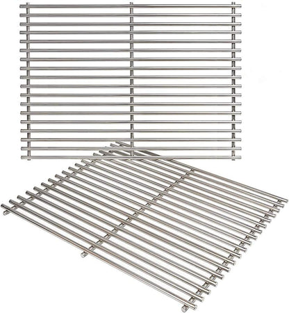 43 x 33.5 cm Grill Grates for BBQ Grills from Nexgrill, Master Forge, Expert Grill, Members Mark & Many Others, Stainless Steel, 2-Pack