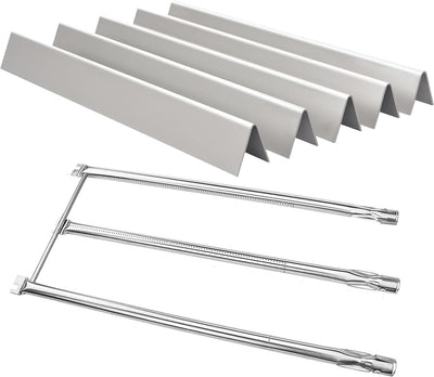 7536 Flavorizer Bars -poltinsuojat & 7508 polttimien vaihtosetti Weber Spirit E-310/E-320 ja Genesis Silver/Gold/Platinum B/C kaasugrilleihin