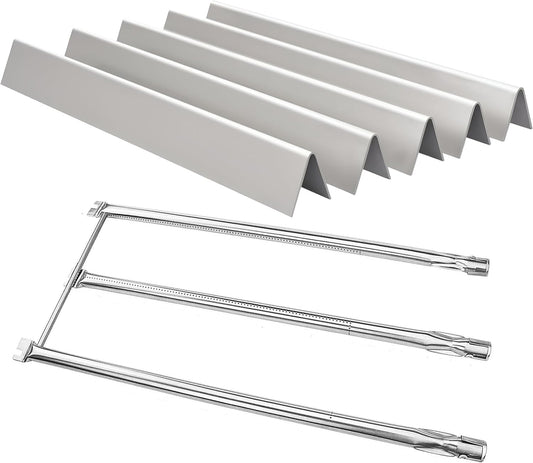 7536 Flavorizer Bars & 7508 Burners Replacement Set for Weber Spirit E-310/E-320 and Genesis Silver Gold Platinum B/C Gas Grills
