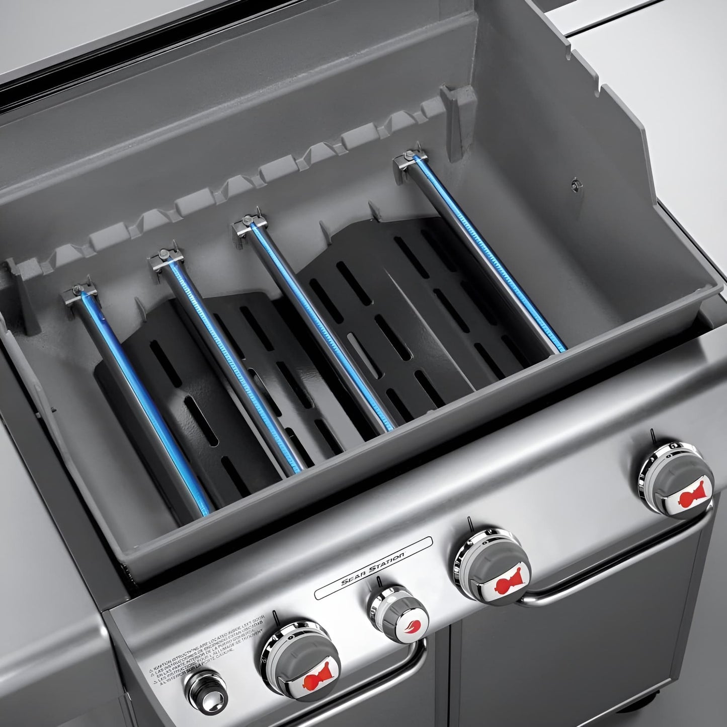 7620 Flavorizer Bars -poltinsuojat, 7622 lämmönjakopelti ja 62752 Polttimet Weber Genesis 300 -sarjan - E-310, E-320, E-330, S-330 Grilleille