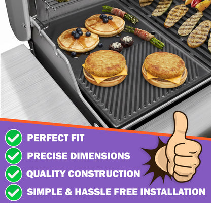 Valurautaparila Weber Genesis II 400- ja LX 400 -sarjan grilleihin (E-410, E-415, E-435, S-410, E-440) – Korvaa osat 66089/66097