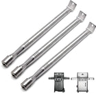 3 kpl ruostumattomasta teräksestä valmistetut grillin polttimet varaosat Napoleon Freestyle 365-, Legend 365- ja Rogue 425 -sarjan grilleihin