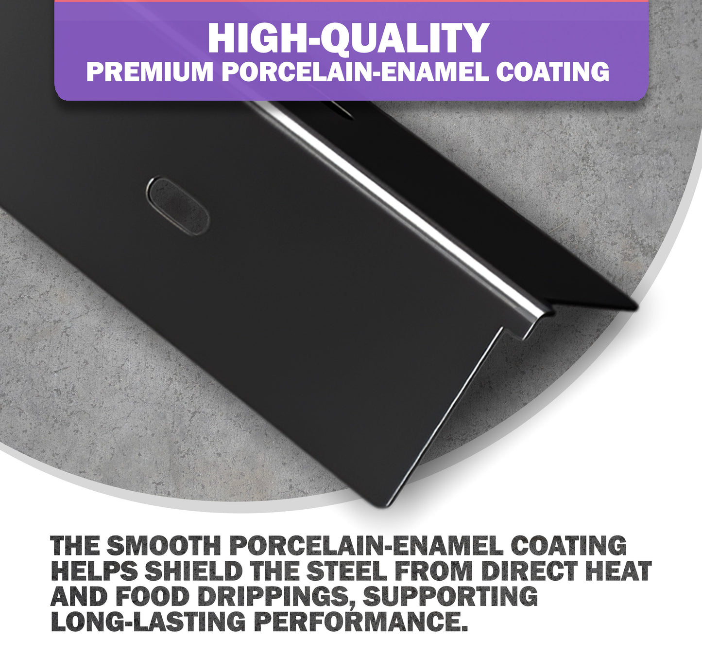 Korvaavat grillin varaosat Napoleon Rogue 525-, Prestige Pro 500- ja Prestige 500 -grilleihin | Posliiniemaloidut lämmöntasauslevyt ja ruostumattomasta teräksestä valmistetut polttimet -setti