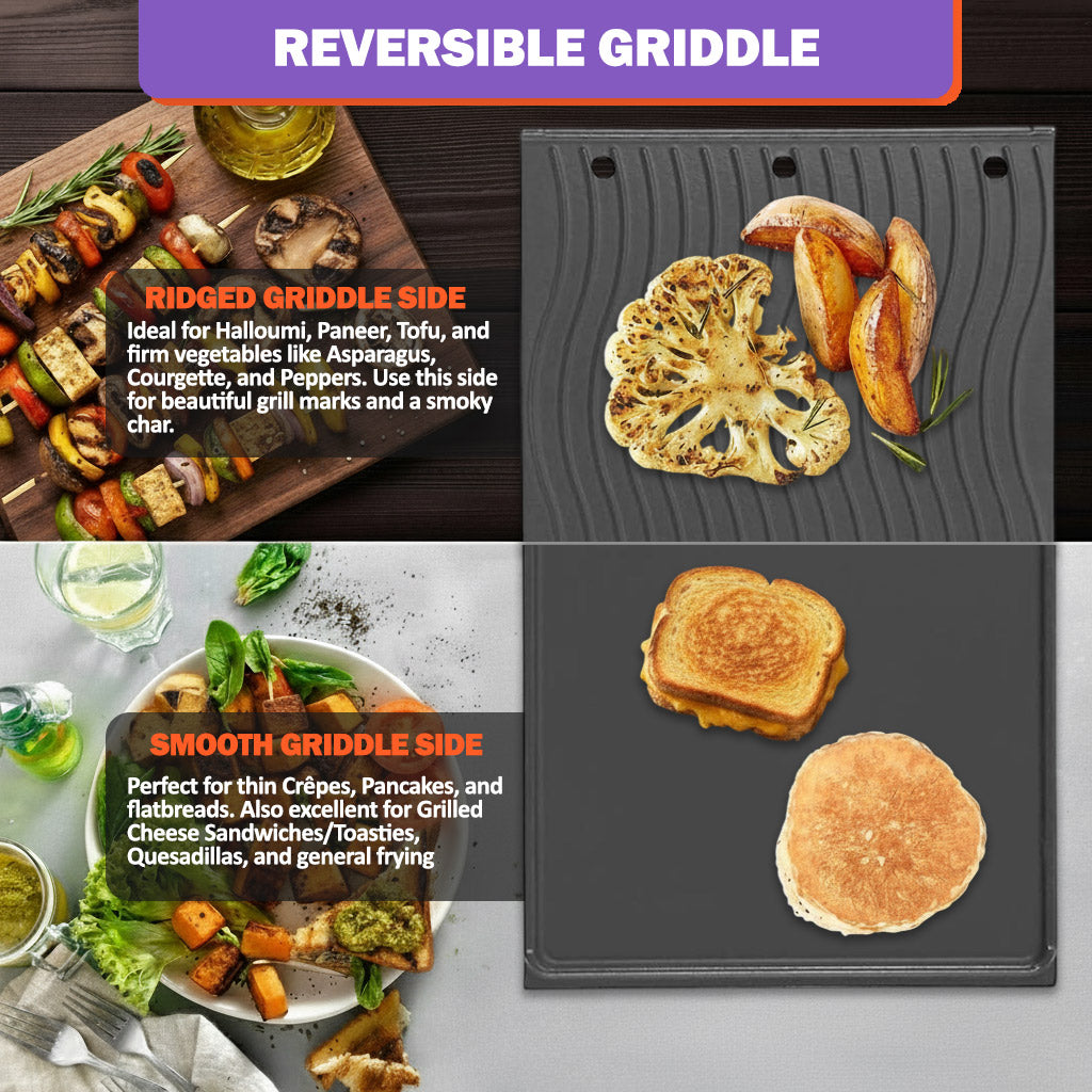 Käännettävä valurautainen parila Napoleon Prestige PRO 500 -sarjan grilleihin, 34,5 × 45 cm