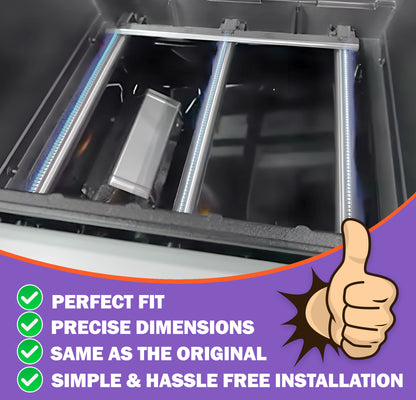 Grill Burners & Crossover Channel for Weber Spirit E-310, E-325, EP-325, E-335, EP-335 Grills (made in 2025 & newer), SS 439 Stainless Steel, 3-Pack