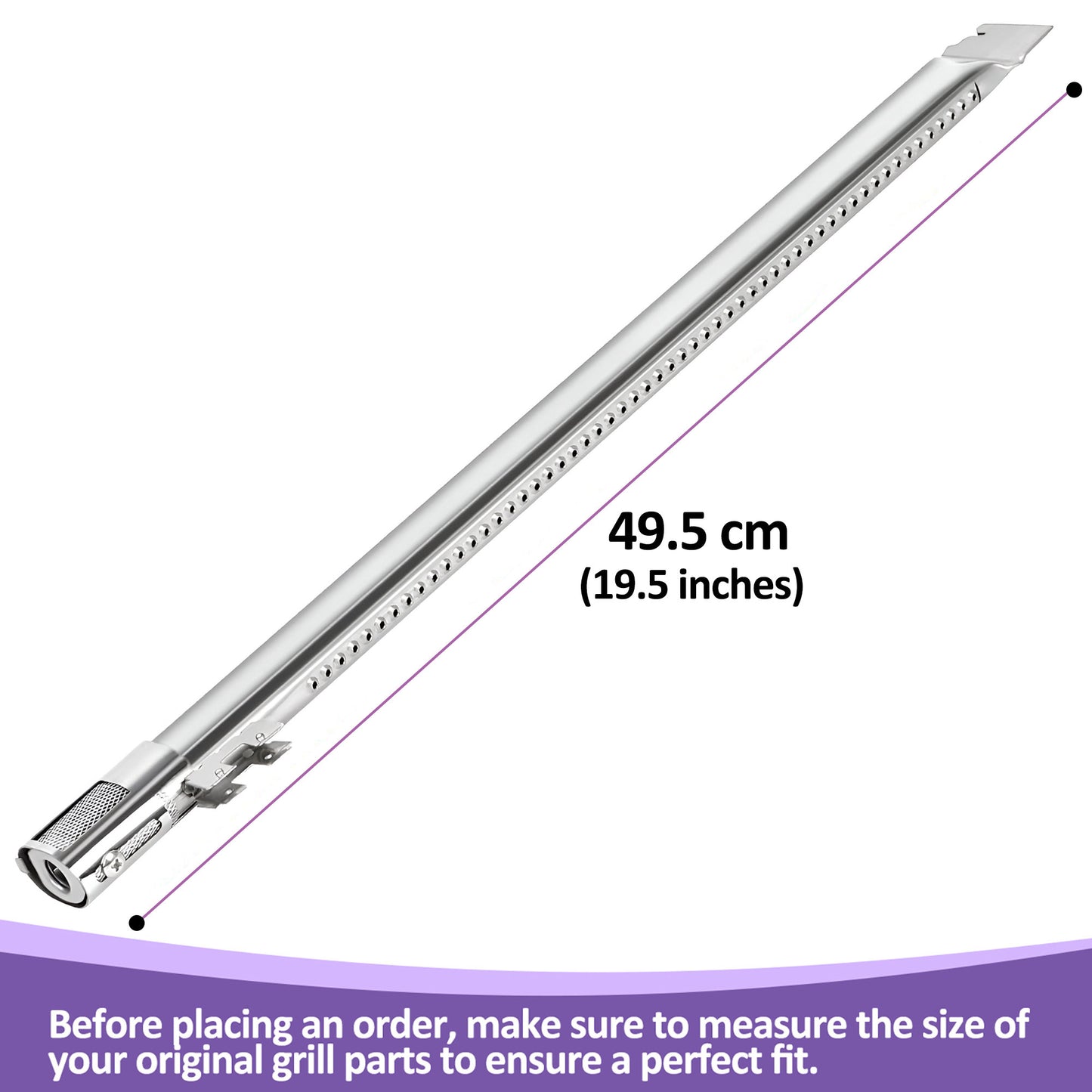 Stainless Steel Flavorizer Bars, Heat Deflectors & Burners Set for Weber Genesis II E-610/S-610 and LX E-640/S-640 (2017 & Newer)