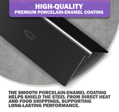 4 kpl lämmöntasauslevyjä (Sear Plates) Napoleon Freestyle 425- ja Legend 425 -grilleihin | Posliiniemaloitu teräs