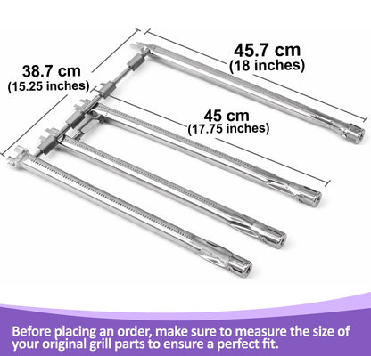 Weber Spirit 330 & 335 -sarjan grillin varapolttimet (2013–2024, etusäätöiset mallit) – Sopii malleihin E-330, S-330, SP-330, E-335, SP-335 – Korvaa osan 68948