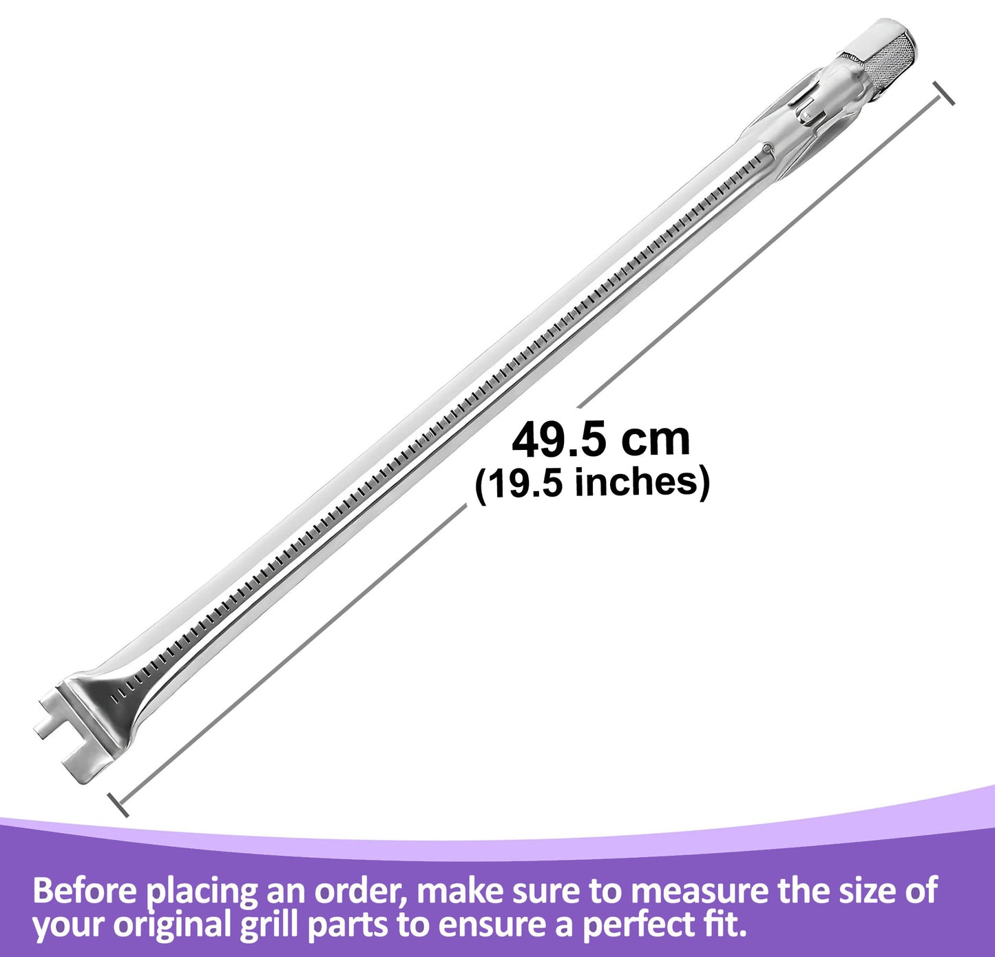 Replacement Grill Burners for Weber Genesis 300 Series (2011–2016) – 4-Pack for Genesis 330 Sear Zone Grills – Replaces 62752