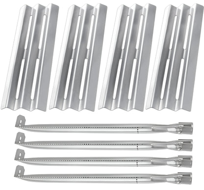 Napoleon Grill Replacement Parts – Compatible with LEX 485, LEX 605, LEX 730, Mirage 485, Mirage 605, Lifestyle 485 & More | Heat Plates & Burners, 4-Pack