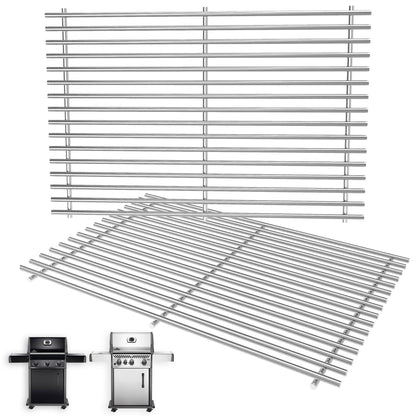 Grill Grates for Napoleon Rogue 425, PRO / XT / Phantom SE 425 – SS 304 Stainless Steel, 2-Pack