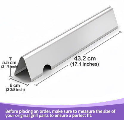 Stainless Steel Flavorizer Bars for Weber Genesis II E-610/S-610 and LX E-640/S-640 (2017 & Newer), Replacement for Weber 66796/66687 - 11 Pack