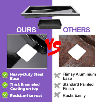 69803 Rasvapelti Weber Spirit 200-sarjan grilleille (E-210/E-220/S-210/S-220) etupaneelin säätimillä, 35,6 cm x 31 cm korvaava tippapelti