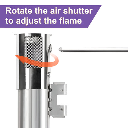 4-Pack, 67490 Burner Tubes for Weber Genesis II & II LX 400 Series Grills, Replacement Parts for Weber GS4 Genesis 2 E-410/E-415/S-410/S-415/S-435/LX E-440 & More, Weber Spare Parts, 49.5 cm