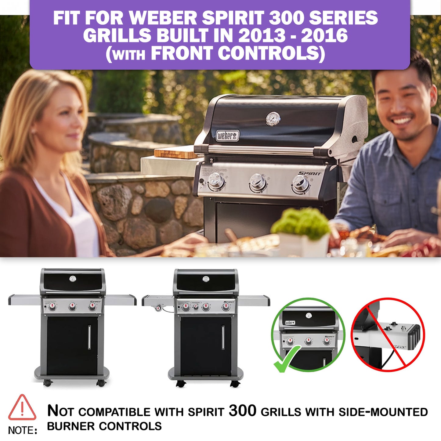 69804 Rasvakaukalo Weber Spirit 300 -sarjan Spirit e310, e320 grilleille, valmistettu vuonna 2013 ja uudemmille, tippa-astiat Vaihda Weber Spirit -rasvaalusta, 44,5 cm P x 31,1 cm L x 5 cm K…
