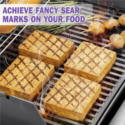 Grill Grates for Napoleon Freestyle 365, Legend 365 & Rogue 365 – Equal Size Grates – Cast Iron, 2-Pack