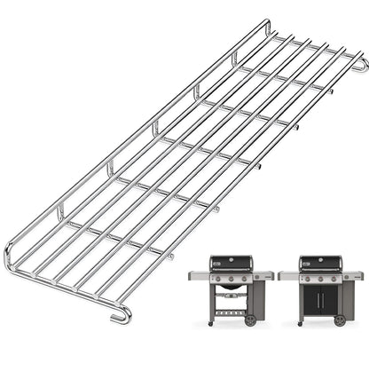66044 Warming Rack for Weber Genesis II 300 Series Grills E/S-310, E/S-315, E/S-330 Grills (2017 - 2021), Stainless Steel