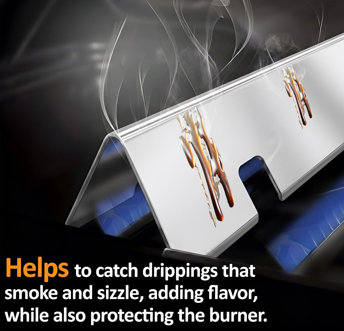 7635 Flavorizer Bars for Weber Spirit 200 & Spirit II 200 Series (E-210/S-210, E-215, E-220/S-220) with Front Controls (2013-2024), Stainless Steel