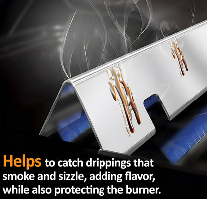 7635 Flavorizer Bars for Weber Spirit 200 & Spirit II 200 Series (E-210/S-210, E-215, E-220/S-220) with Front Controls (2013-2024), Stainless Steel