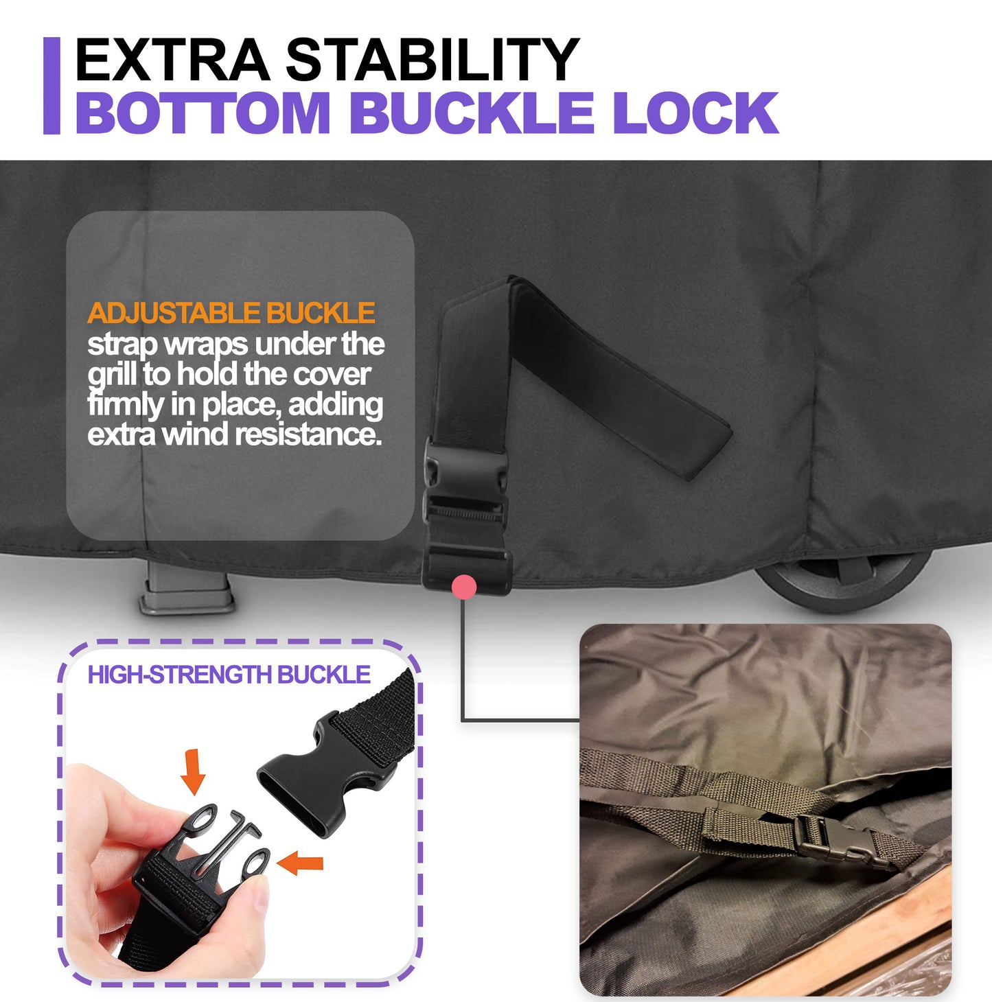 BBQ Grill Cover for Napoleon Rogue 525 Series – Premium Heavy-Duty Waterproof 600D Oxford – 154 × 64 × 123 cm