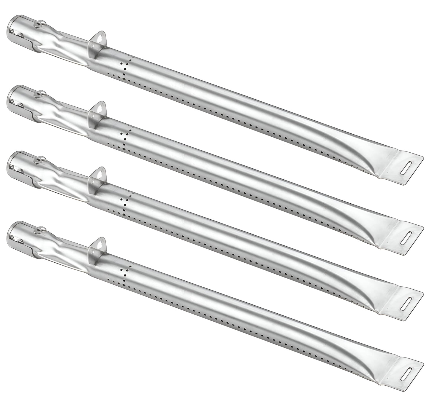 Set of 4 Stainless Steel Burners for Backyard Grill Model BY13-101-001-12, GBC1349W, GBC1449W