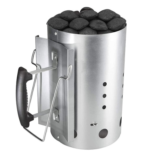 Weber 7416 Savupiipun sytytin / hiilensytytin / polttopylväs hiiligrilleihin turvakahvalla, 19 cm x 30,5 cm.