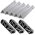 66795 Flavorizer Bars & 66040 Heat Deflectors Set for Weber Genesis II 300 / LX 300 Series - Genesis II E-310/ E-315/ S-335 Grill Parts, Stainless Steel