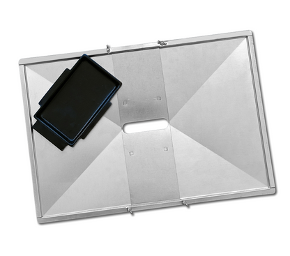 Grease Tray with Adjustable Width (41 cm to 51 cm) x 39 cm for Grills from Biltema, Lucifer, Napolean, Landmann and Many More, Fits Universally