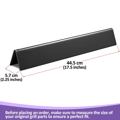 7621 / 7620 Flavorizer Bars Spares for Weber Genesis 300 Series Gas Grills - E-310/E-320/E-330 (Front Control), Porcelain-enameled Steel