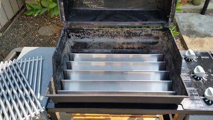 7536 Flavorizer Bars & 7508 Burners Replacement Set for Weber Spirit E-310/E-320 and Genesis Silver Gold Platinum B/C Gas Grills