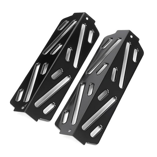 2 kpl, 66039 lämmönjakopellit Weber Genesis II 200 / LX 200 -sarjaan – Genesis II E-210, S-210, E/S-240, Genesis II LX E/S-240 GS4 grillin osat, posliiniemaloitu teräs