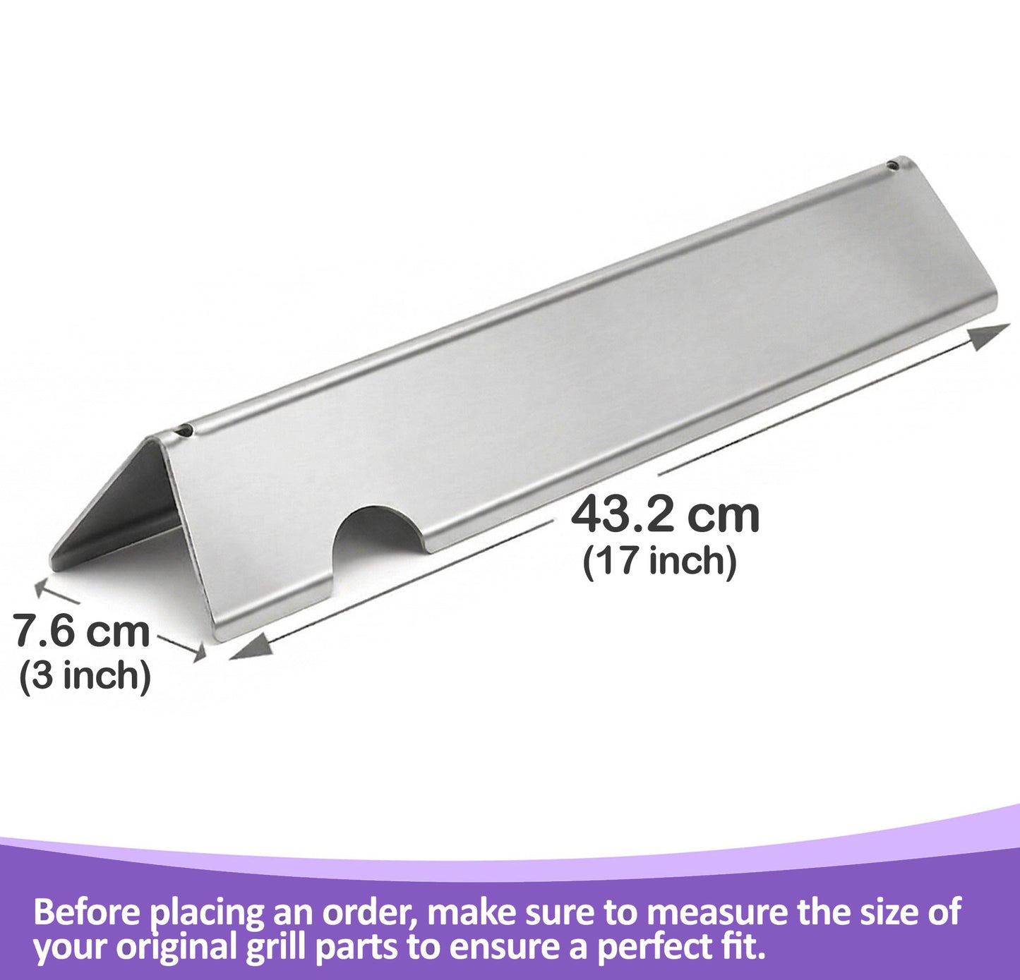 Flavorizer Bars Weber Genesis II 300- ja Genesis 300 -sarjan grilleihin (2017 ja uudemmat) – Sopii S-310, S-315, S-325, S-330, S-335, ruostumaton teräs (korvaa 66032)