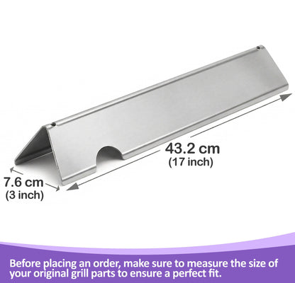 Flavorizer Bars Weber Genesis II 300- ja Genesis 300 -sarjan grilleihin (2017 ja uudemmat) – Sopii S-310, S-315, S-325, S-330, S-335, ruostumaton teräs (korvaa 66032)