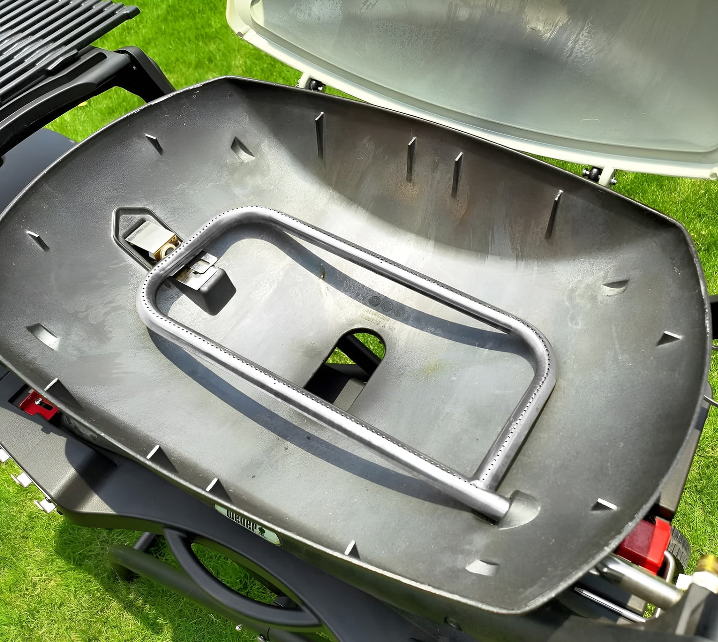 41862/60041 Replacement Burner for Weber Q200/Q220/Q2000/Q2200 Grills, 52 cm, Stainless Steel, Weber Q Grill Parts