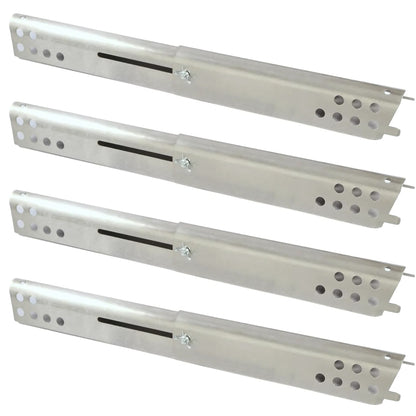 4-pack adjustable stainless steel heat tents 37-51 cm replacing Charbroil G4328M00W1 G3610003W1 4-burner gas grills.