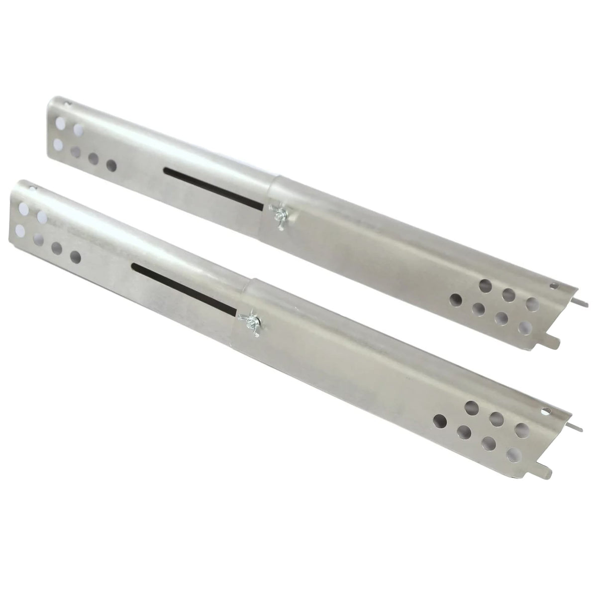 2-pack adjustable stainless steel heat tents 37-51 cm replacing Charbroil G4328M00W1 G458-0018-W1 gas grill heat shields.