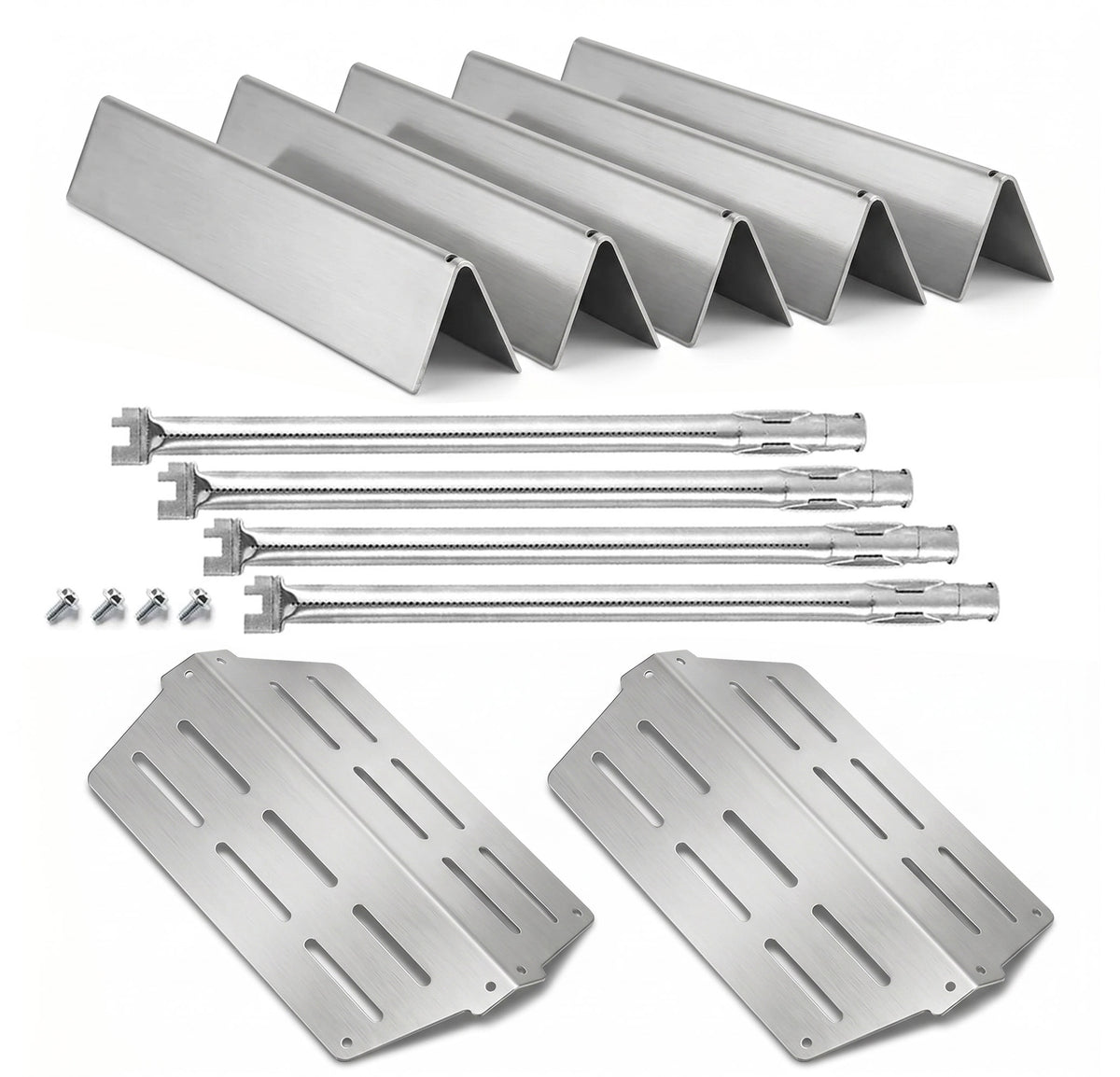 stainless steel Flavorizer bars, burner tubes & heat deflectors kit replacing Weber 7621, 7622 & 62752 for Genesis 300 (330) grills