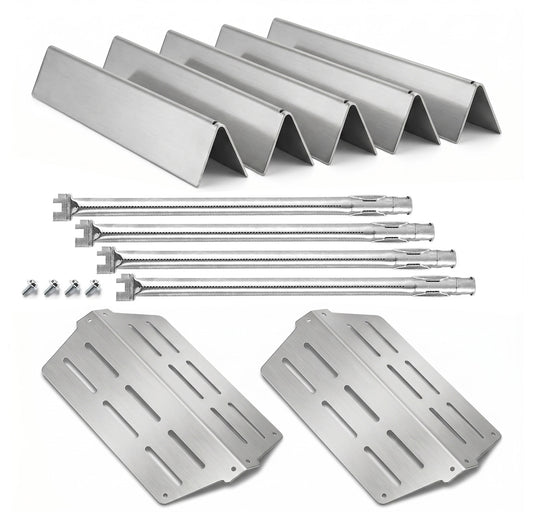 stainless steel Flavorizer bars, burner tubes & heat deflectors kit replacing Weber 7621, 7622 & 62752 for Genesis 300 (330) grills