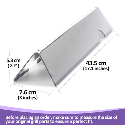 66032 Flavorizer Bars for Weber Genesis II 300 / Genesis II LX 300 Series - Genesis II E-310/ E-315/ S-335 Grill Parts, Stainless Steel