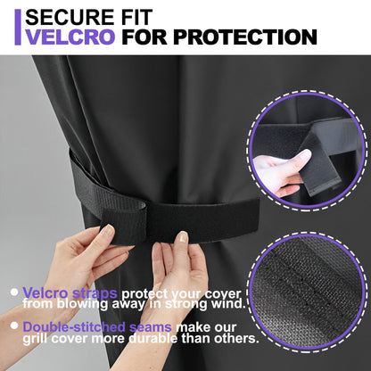 Grill Cover for Napoleon Freestyle 365, Legend & Rogue 365 Series – Premium Heavy-Duty Waterproof 600D Oxford – 132 × 63 × 116 cm, Universal-Fit