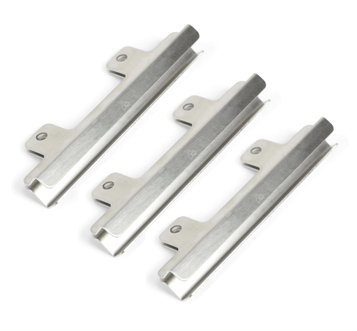3-pack stainless steel 14.4 cm burner crossover channels for Napoleon Prestige & PRO 500 gas grills replacement.