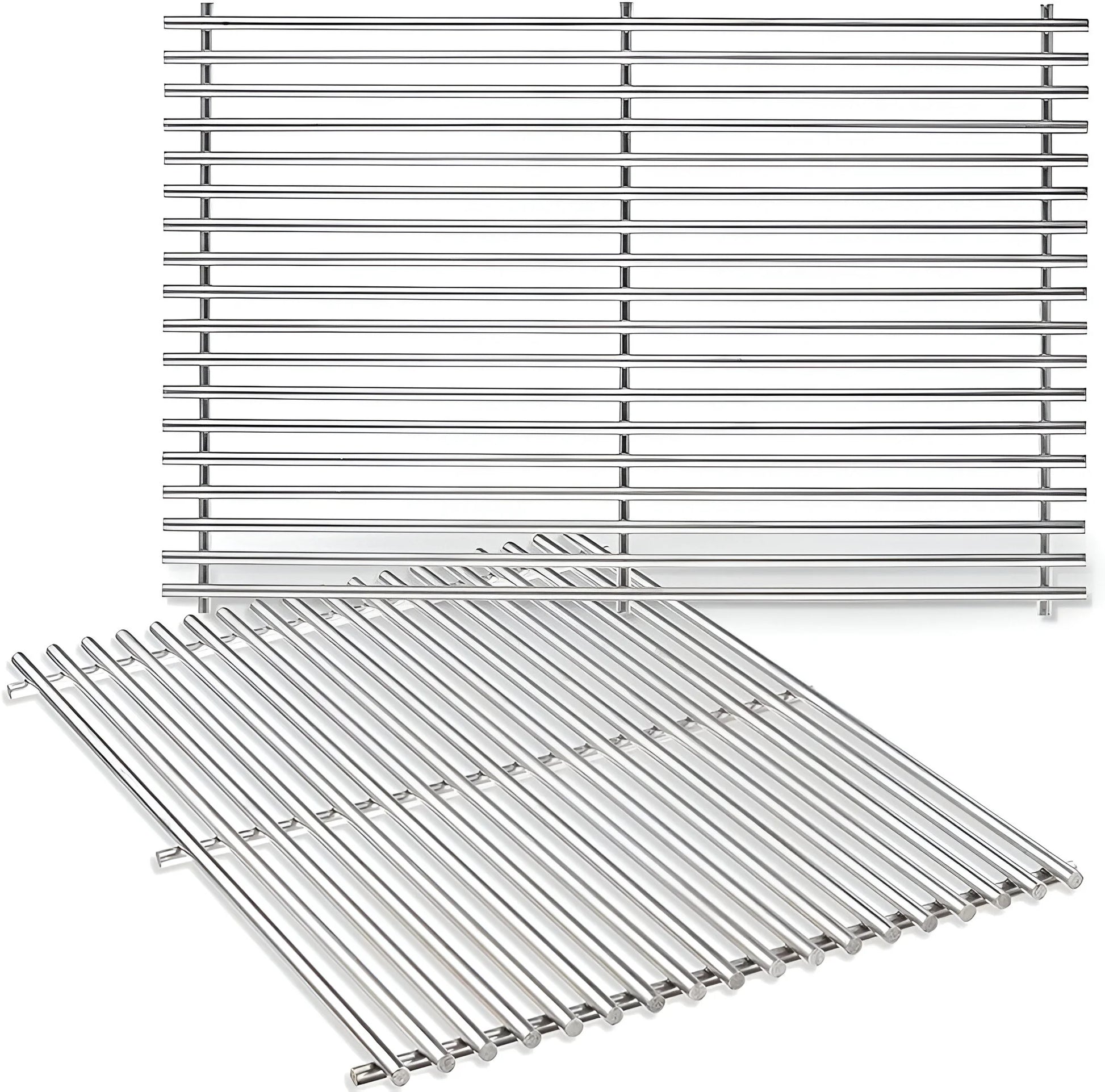stainless steel grill grates set for Napoleon Prestige 500 & Prestige PRO 500 series gas grills 2-pack.