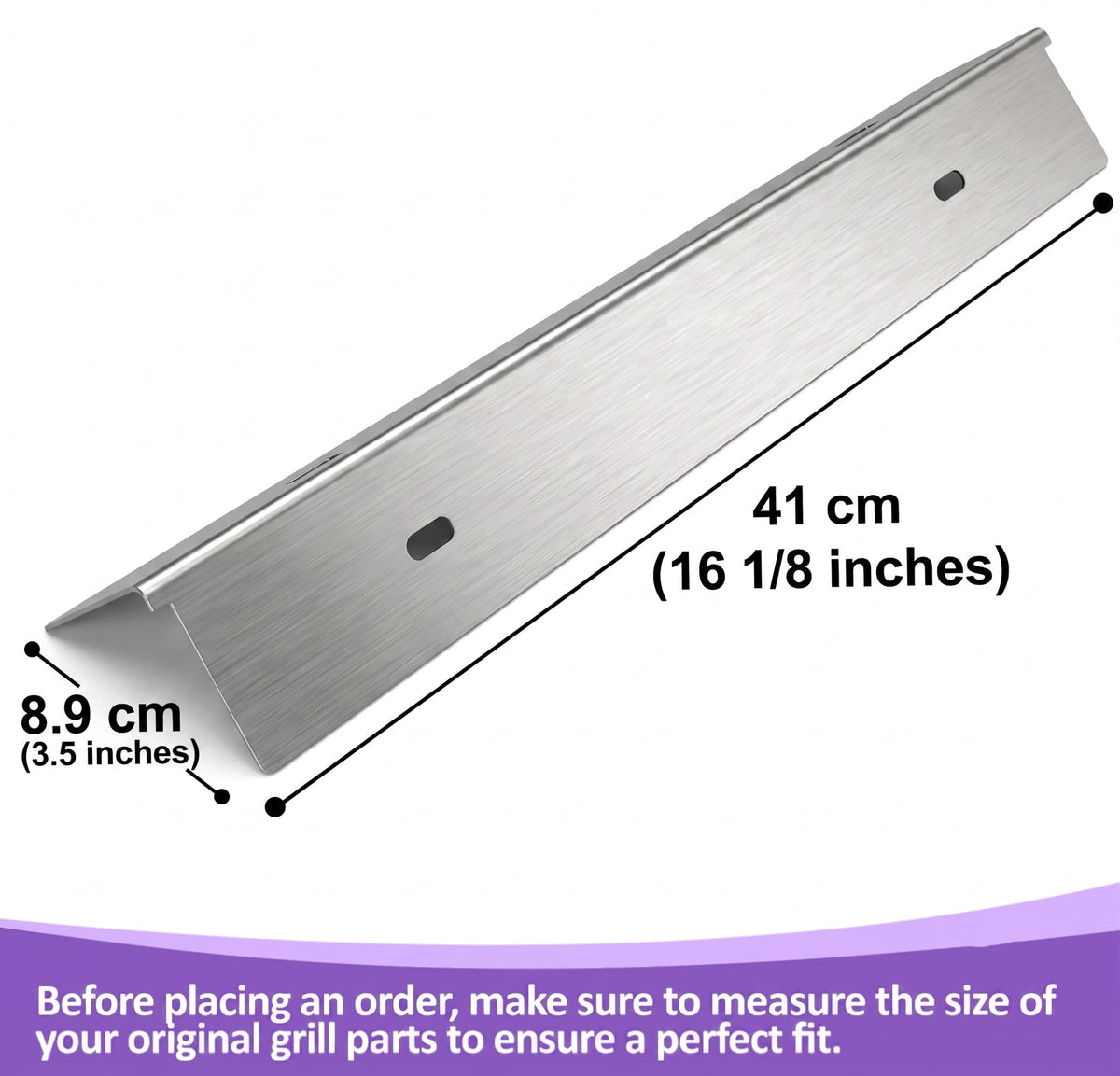 5-Pack Replacement Sear Plates for NAPOLEON Rogue 425 Series Grills (Fits PRO, XT, SE Models), Stainless Steel