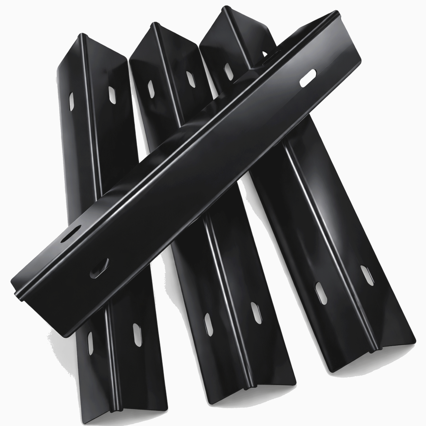 4 kpl lämmöntasauslevyjä (Sear Plates) Napoleon Freestyle 425- ja Legend 425 -grilleihin | Posliiniemaloitu teräs